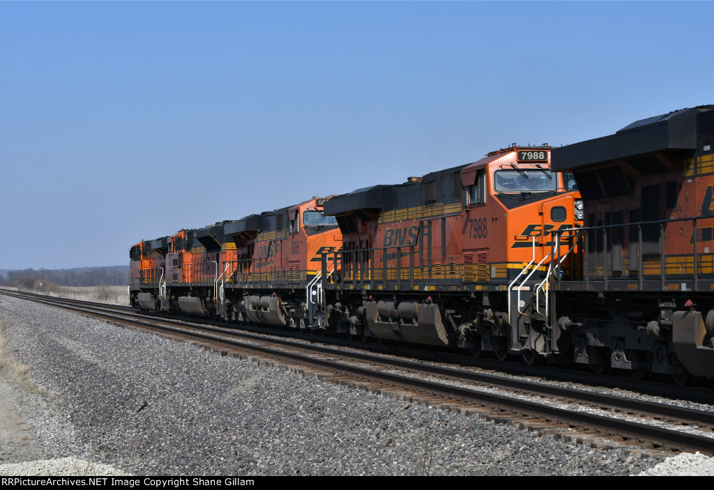 BNSF 7988 Roster shot.